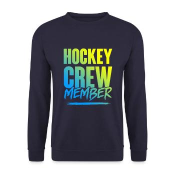 Équipe de hockey - Sweat-shirt Unisexe - marine - Devant - Alina (178cm) & Michal (187cm)