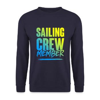 Sailing Crew - Unisex Pullover - Navy - Vorne - Alina (178cm) & Michal (187cm)