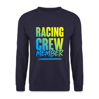 Équipage de course - Sweat-shirt Unisexe - marine - Devant - Alina (178cm) & Michal (187cm)