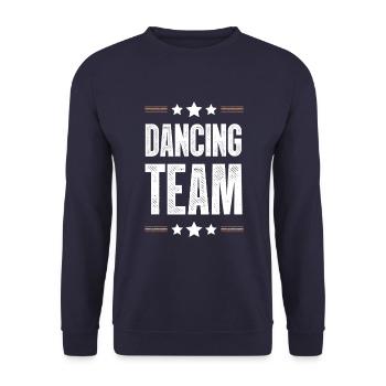 Dancing Team - Unisex Pullover - Navy - Vorne - Alina (178cm) & Michal (187cm)