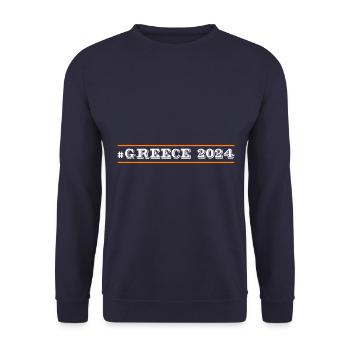 Greece 2024 - Unisex Pullover - Navy - Vorne - Alina (178cm) & Michal (187cm)