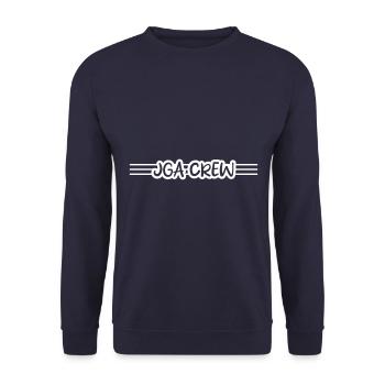 Bachelor Crew Bachelor Party Team - Unisex Sweatshirt - navy - Front - Alina (178cm) & Michal (187cm)