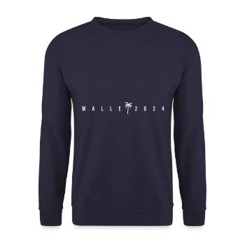 Malle 2024 Team Mallorca - Unisex Sweatshirt - navy - Front - Alina (178cm) & Michal (187cm)