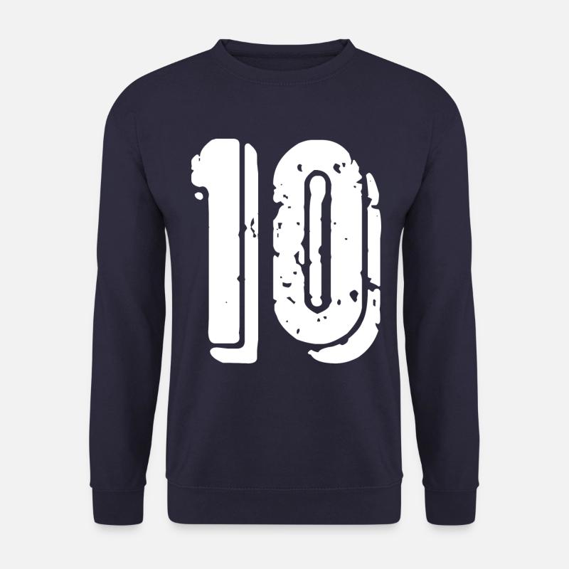 10 number jersey - Unisex Sweatshirt - navy