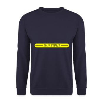 Membre du personnel - Sweat-shirt Unisexe - marine - Devant - Alina (178cm) & Michal (187cm)