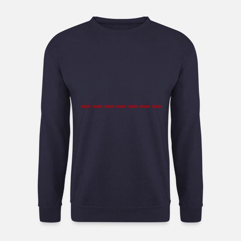 Linie gestrichelt - Unisex Pullover - Navy