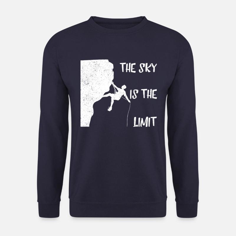 The Sky is the limit white - Unisex Pullover - Navy