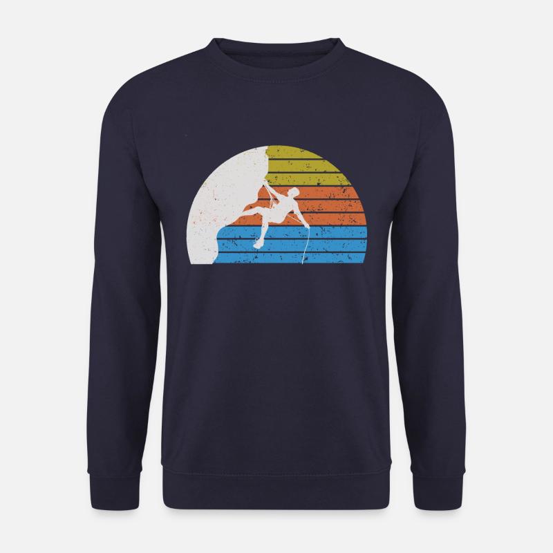 Felskletterer für Kletter Freunde - Unisex Pullover - Navy