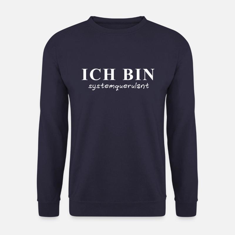 Systemrelevant - lustig - Geschenk - Protest -blck - Unisex Pullover - Navy