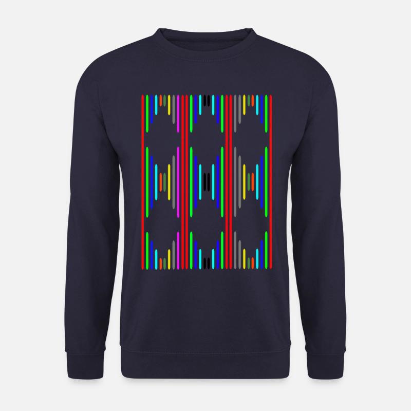 Rautenmuster - Unisex Pullover - Navy