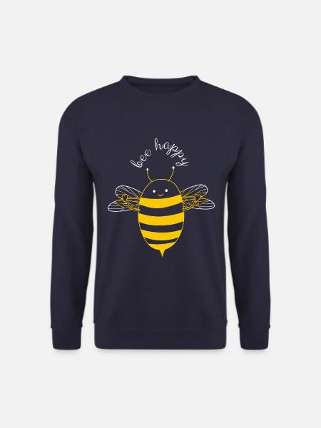 Bee Happy - Unisex Sweatshirt - navy