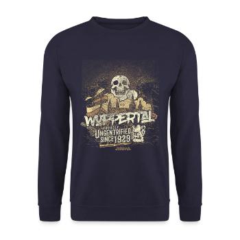 Ungentrified Since 1929 - Unisex Pullover - Navy - Vorne - Alina (178cm) & Michal (187cm)
