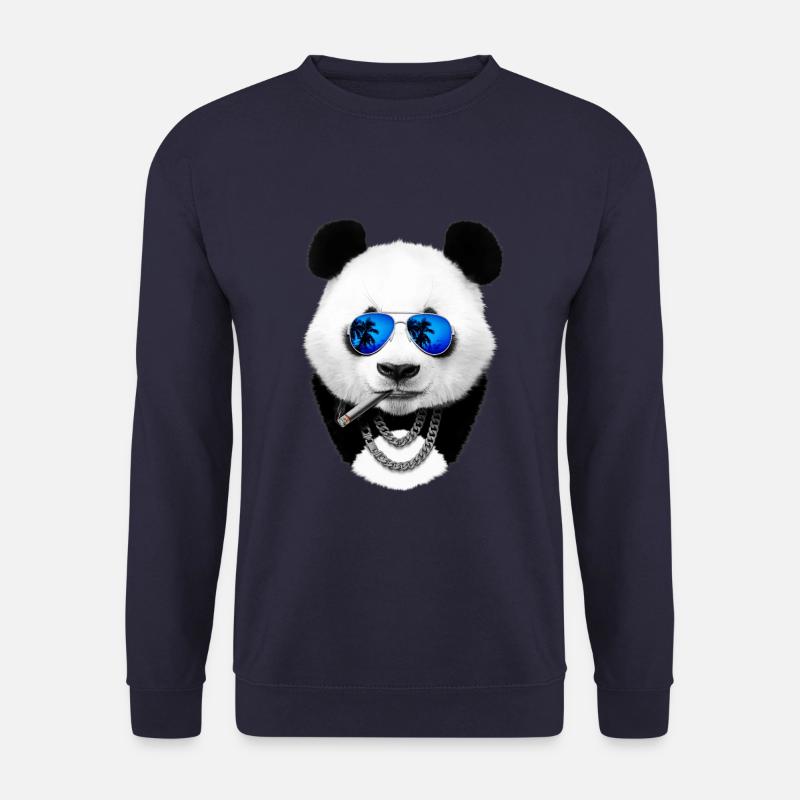 Cooler Panda - Unisex Pullover - Navy