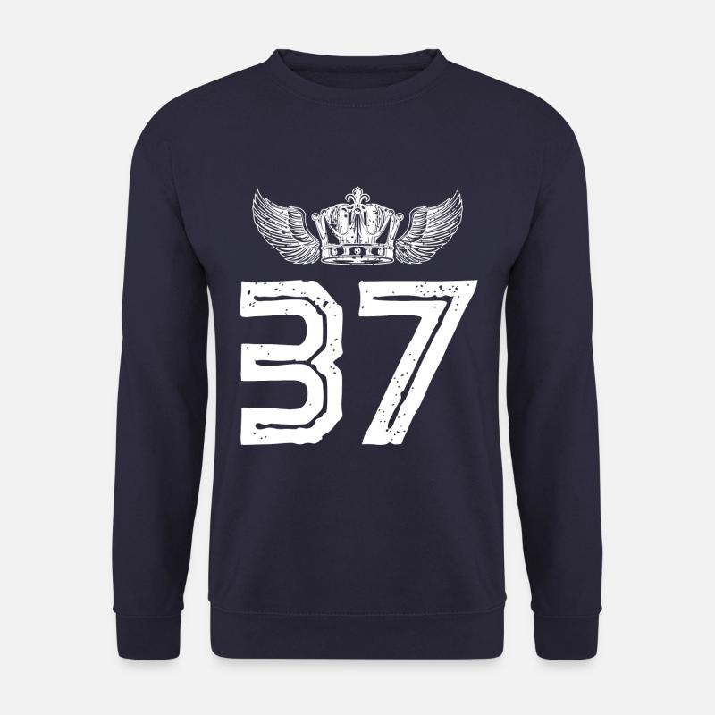 37 Couronne numérique - Sweat-shirt Unisexe - marine