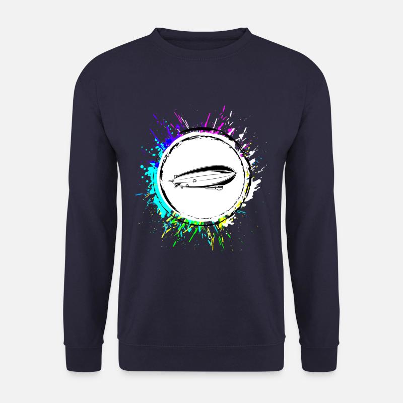Zeppelin Icon Symbol - Unisex Sweatshirt - navy