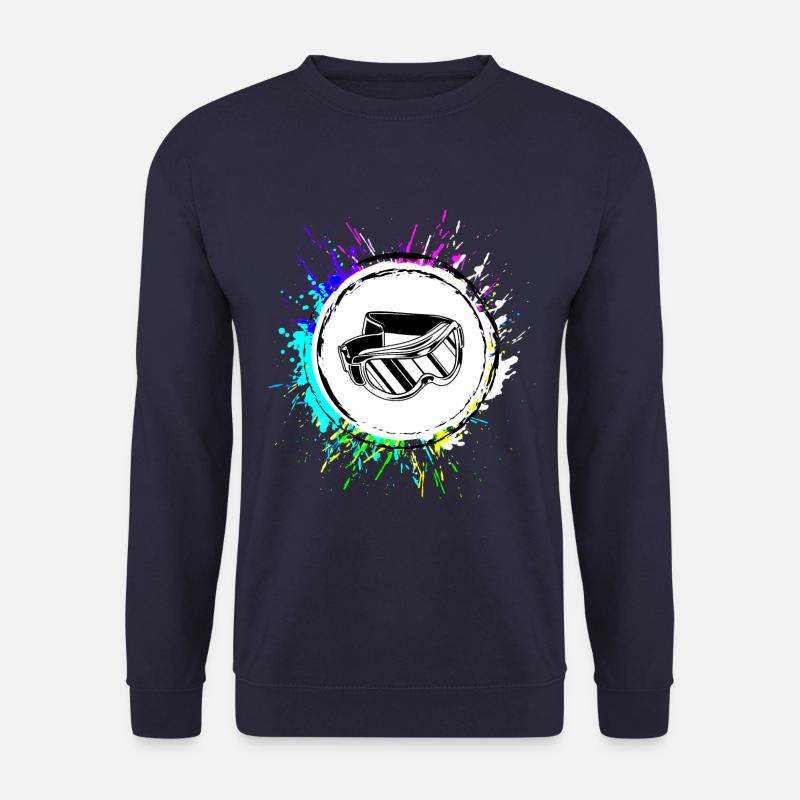 Ski goggles icon - Unisex Sweatshirt - navy