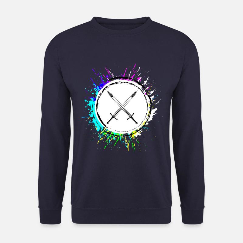 Symbole d’icône d’épée - Sweat-shirt Unisexe - marine