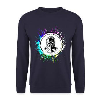 Ritter Helm - Unisex Pullover - Navy - Vorne - Alina (178cm) & Michal (187cm)