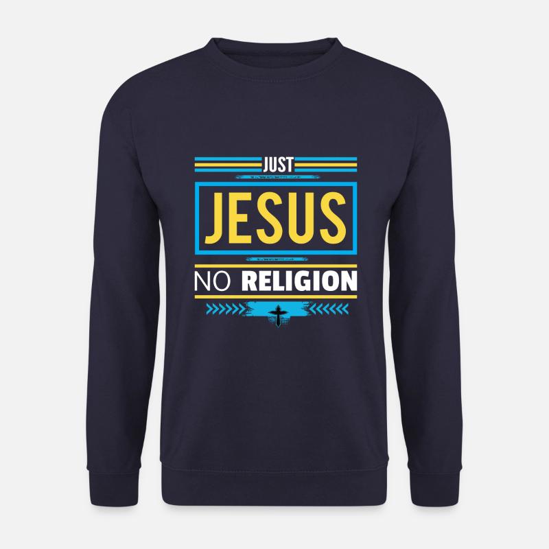Just Jesus No Religion - Unisex Pullover - Navy