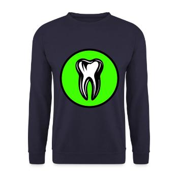 Icône de dentiste dentaire - Sweat-shirt Unisexe - marine - Devant - Alina (178cm) & Michal (187cm)