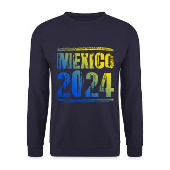 Mexique 2024 Vacances colorées - Sweat-shirt Unisexe - marine - Devant - Alina (178cm) & Michal (187cm)