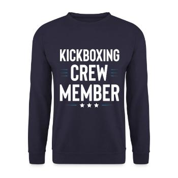 Kickboxing Crew - Unisex Pullover - Navy - Vorne - Alina (178cm) & Michal (187cm)