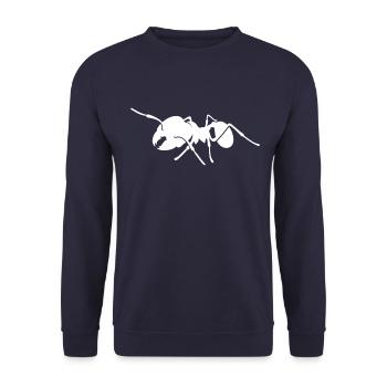 Ameise Ant-keeping Ant-keeper Ant Farm Insekt - Unisex Pullover - Navy - Vorne - Alina (178cm) & Michal (187cm)