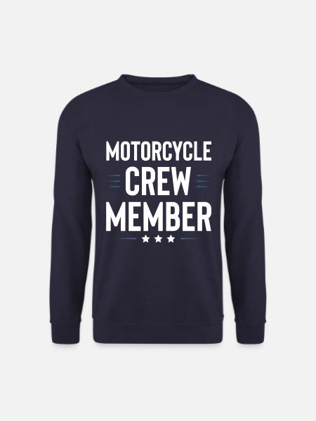 Motorcycle Crew - Unisex Sweatshirt - navy
