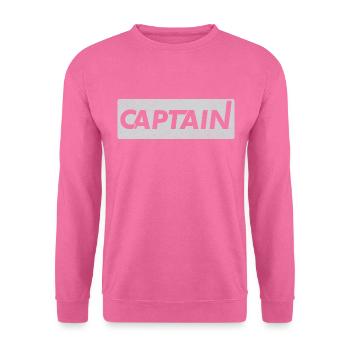Capitaine Logo - Sweat-shirt Unisexe - rose - Devant