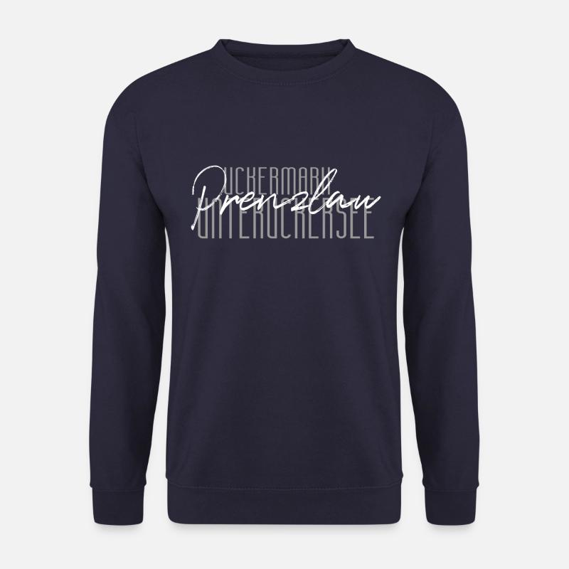 Prenzlau | Uckermark | Unteruckersee - Unisex Pullover - Navy