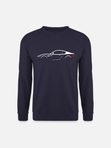 Auto silhouette Coupe Sportwagen - Unisex Pullover - Navy