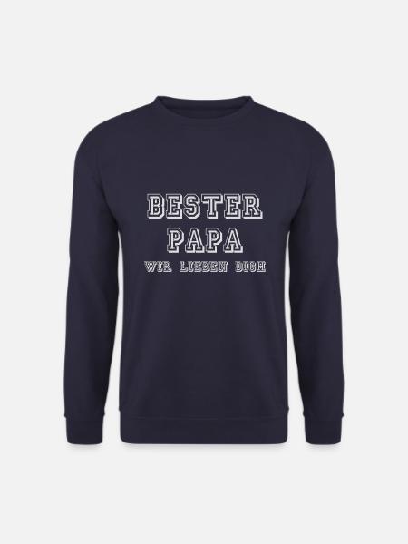VATERTAG VATERTAGSGESCHENK BESTER PAPA - Unisex Pullover - Navy