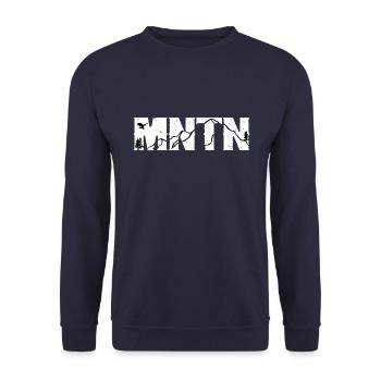 Mountain - Unisex Pullover - Navy - Vorne - Alina (178cm) & Michal (187cm)