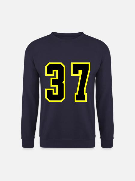 37 Number Jersey - Unisex Sweatshirt - navy
