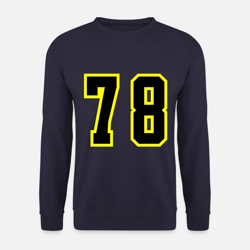 Maillot à 78 numéros - Sweat-shirt Unisexe - marine
