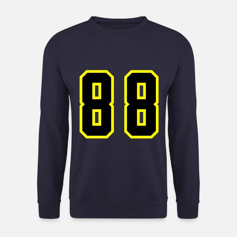 88 Zahl Trikot - Unisex Pullover - Navy