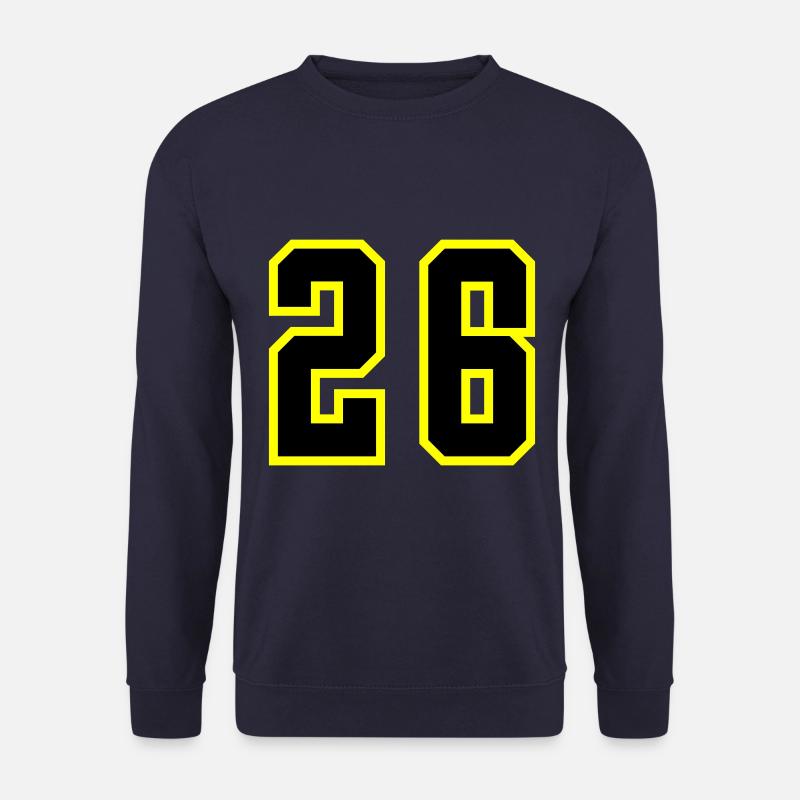 26 Zahl Trikot - Unisex Pullover - Navy