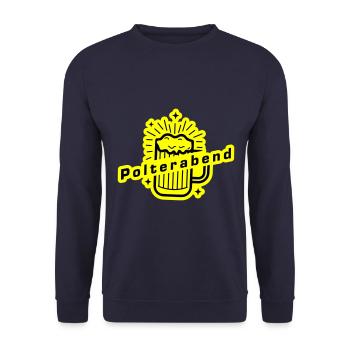 Bachelor Party Wedding Bachelor - Unisex Sweatshirt - navy - Front - Alina (178cm) & Michal (187cm)