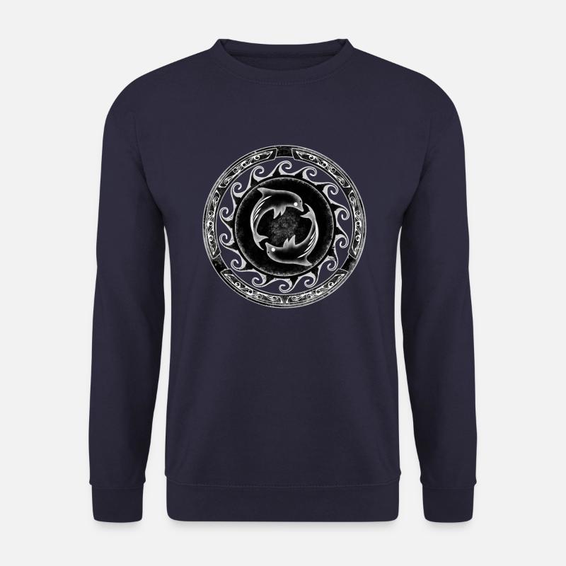 Delfine Zwillinge - Unisex Pullover - Navy