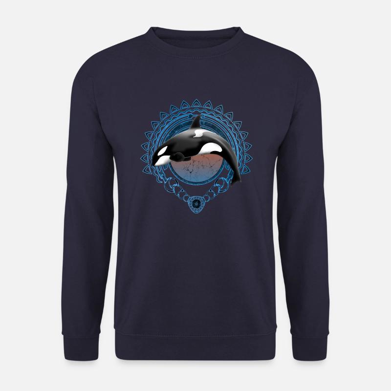 Orca Killerwal - Unisex Pullover - Navy