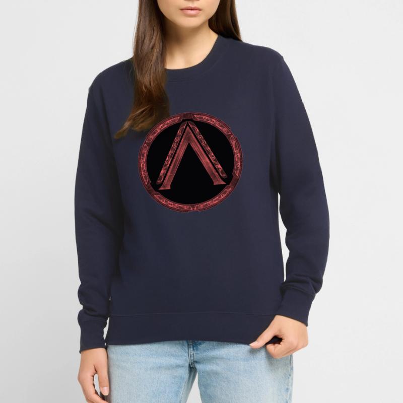 Sparta Lambda Symbol Rot Unisex Pullover