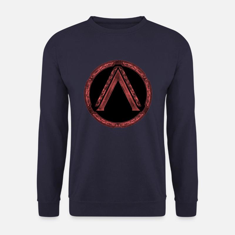 Icône Sparta Lambda Rouge - Sweat-shirt Unisexe - marine