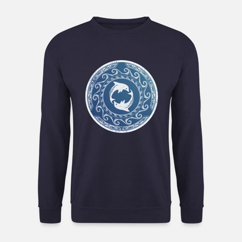 Delfine Zwillinge - Unisex Pullover - Navy