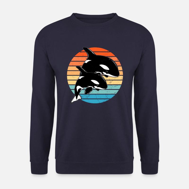 Orcas - Unisex Sweatshirt - navy