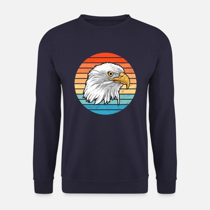 bald eagle - Unisex Sweatshirt - navy