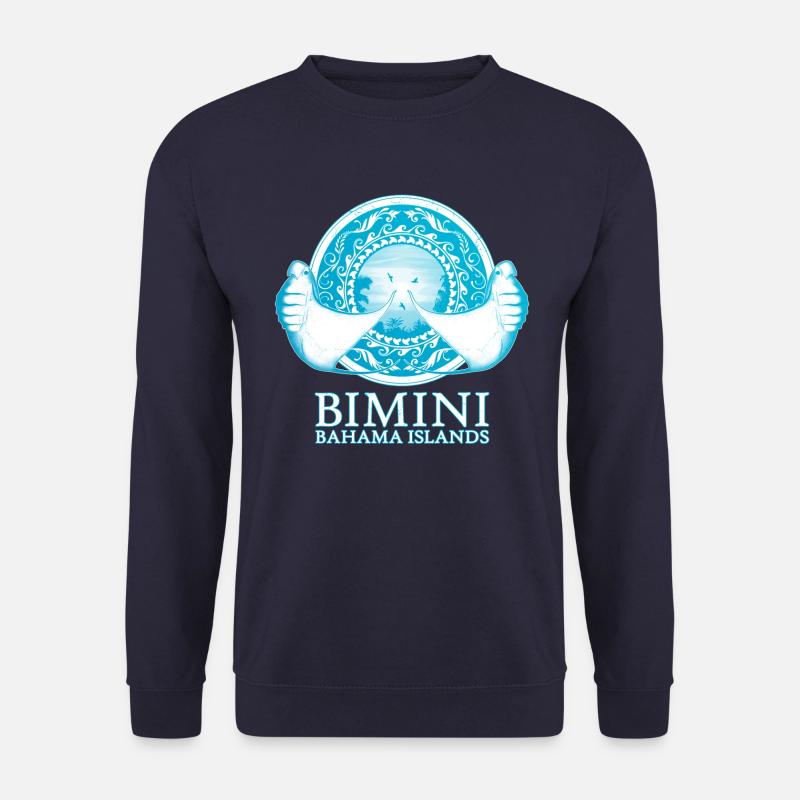 Manta rays Bimini Bahamas - Unisex Sweatshirt - navy
