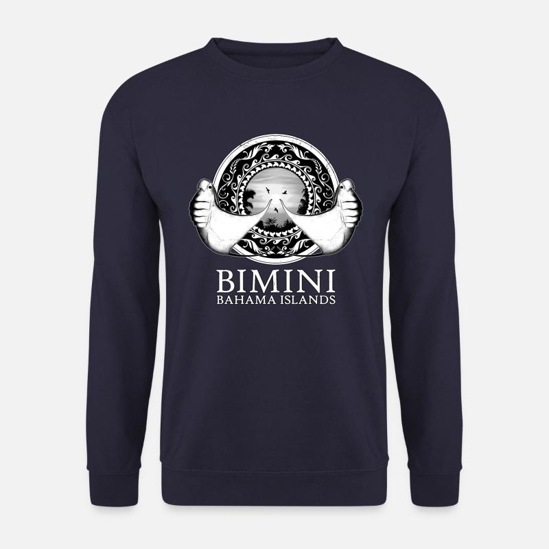 Manta rays Bimini Bahamas - Unisex Sweatshirt - navy