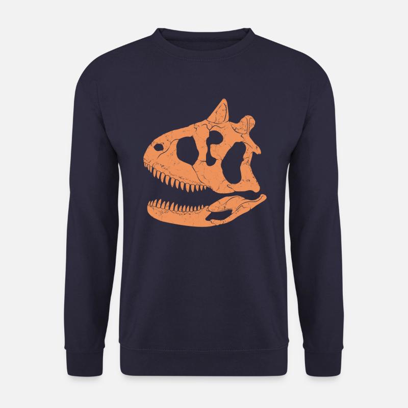 Carnotaurus Fossil Schädel - Unisex Pullover - Navy