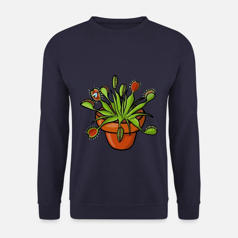 The Venus flytrap can count - Unisex Sweatshirt - navy