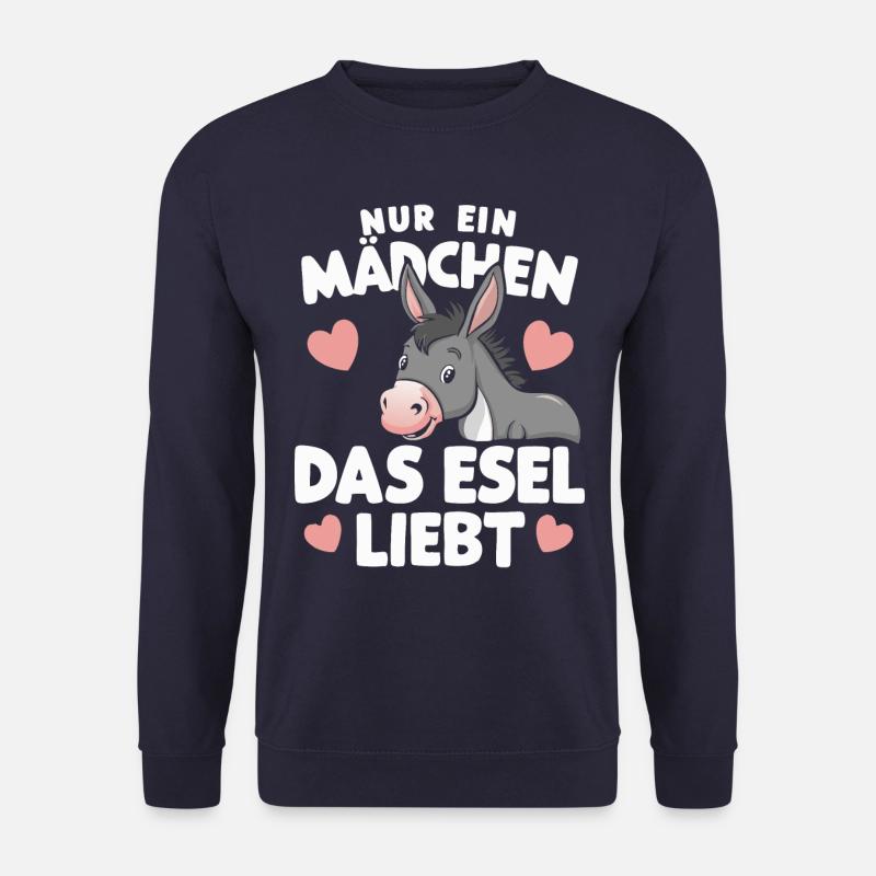 Âne âne mulet Muli - Sweat-shirt Unisexe - marine